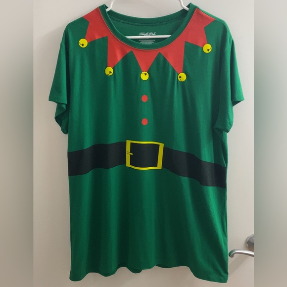 North Pole Christmas Elf Shirt XL Holiday Tee - Picture 1 of 5